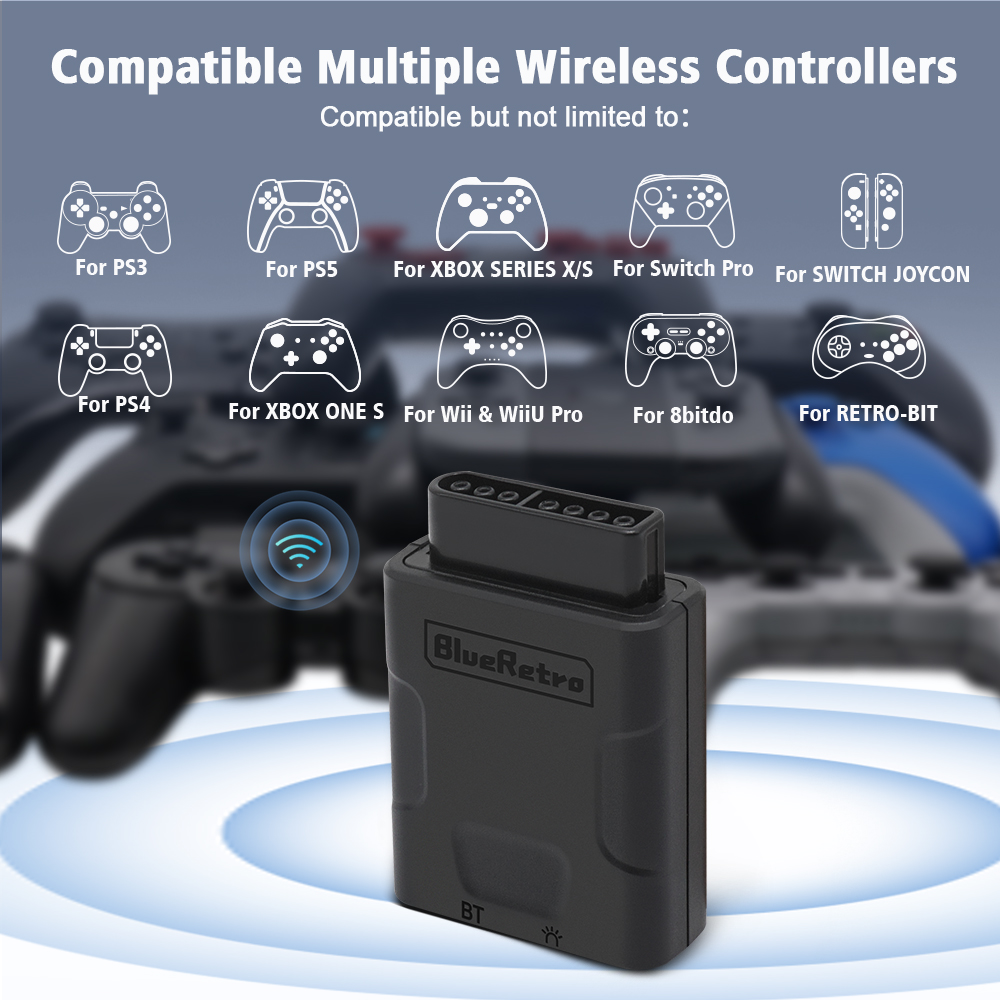 Gaming Console Xbox Series S - RetroScaler Blueretro Wireless Controller Adapter For