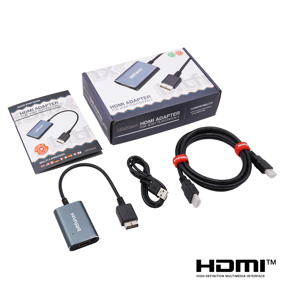 Gaming Console All In One - Bitfunx RGB/Component To HDMI™ Video Audio