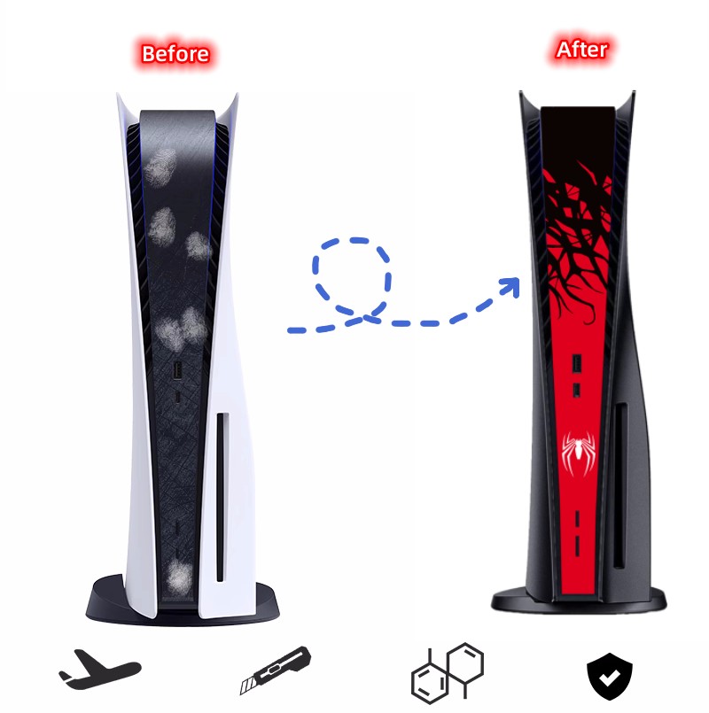 Gaming Console Ps5 - Integral Middle Skin Stickers for Playstation