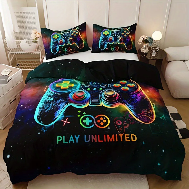 Gaming Console All In One - Game Console Duvet Cover Set For