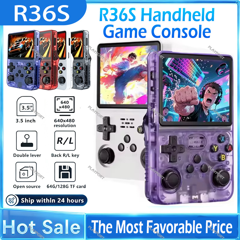Gaming Console R36 Ultra - Retro Handheld Game Console R36S 3.5