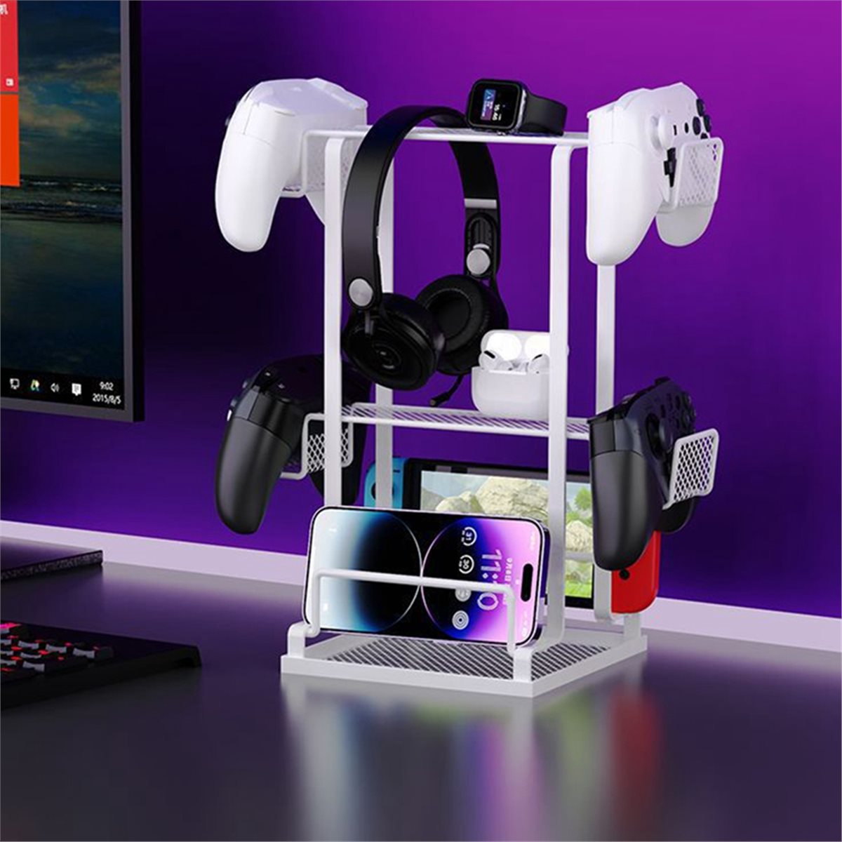 YDSC Headphone Stand Headset H - Gaming Console Headset 评论和价格
