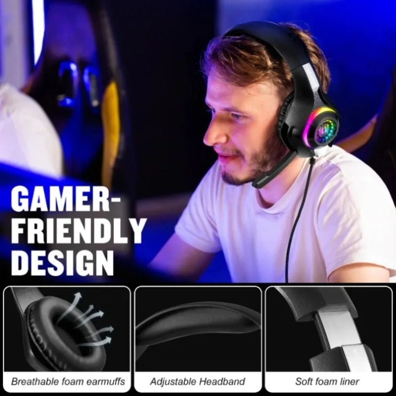 Wired Gaming Headphones with M - Gaming Console Headset 评论和价格