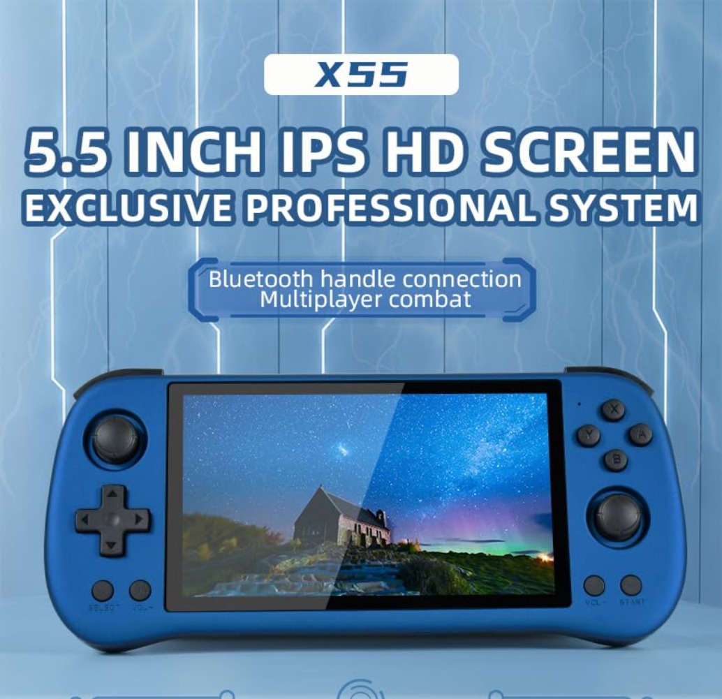 Powkiddy X55 Retro Handheld Ga - Gaming Console X55 评论和价格