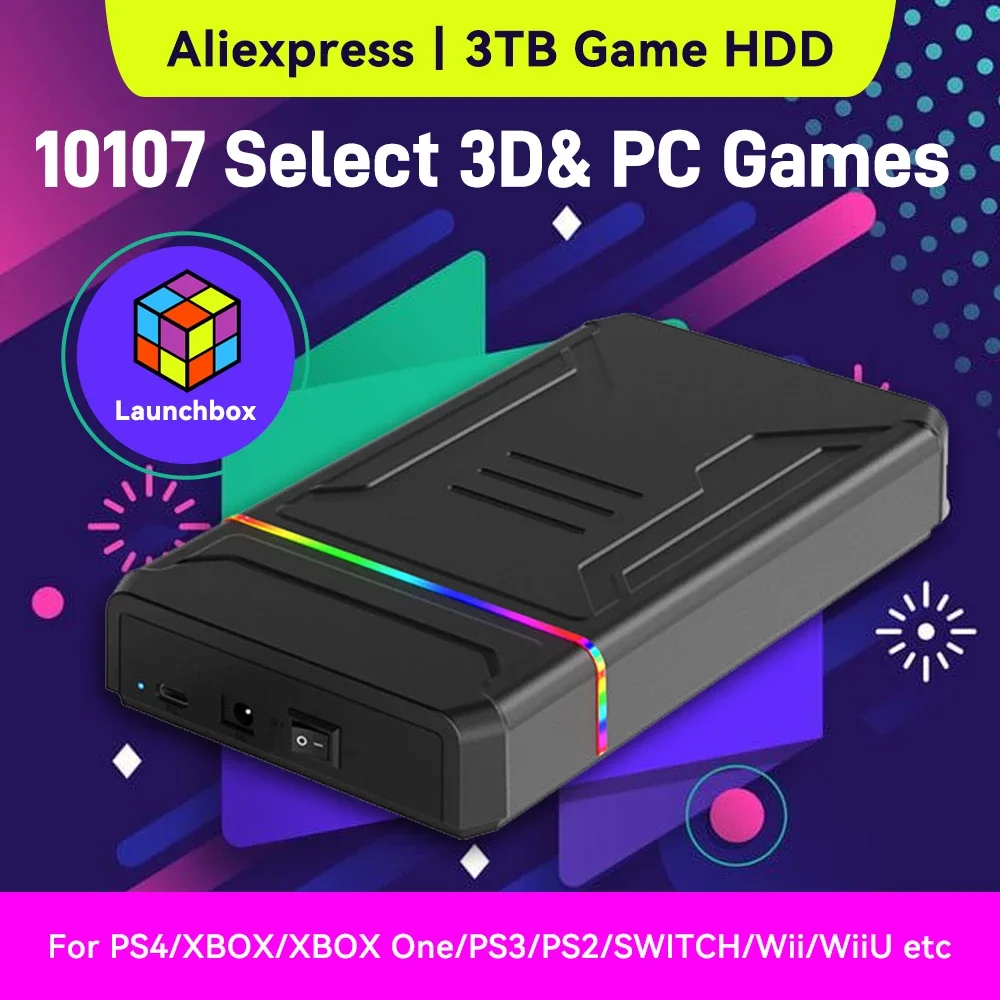 3TB Launchbox Portable Gaming  - Gaming Console Xbox One 评论和价格
