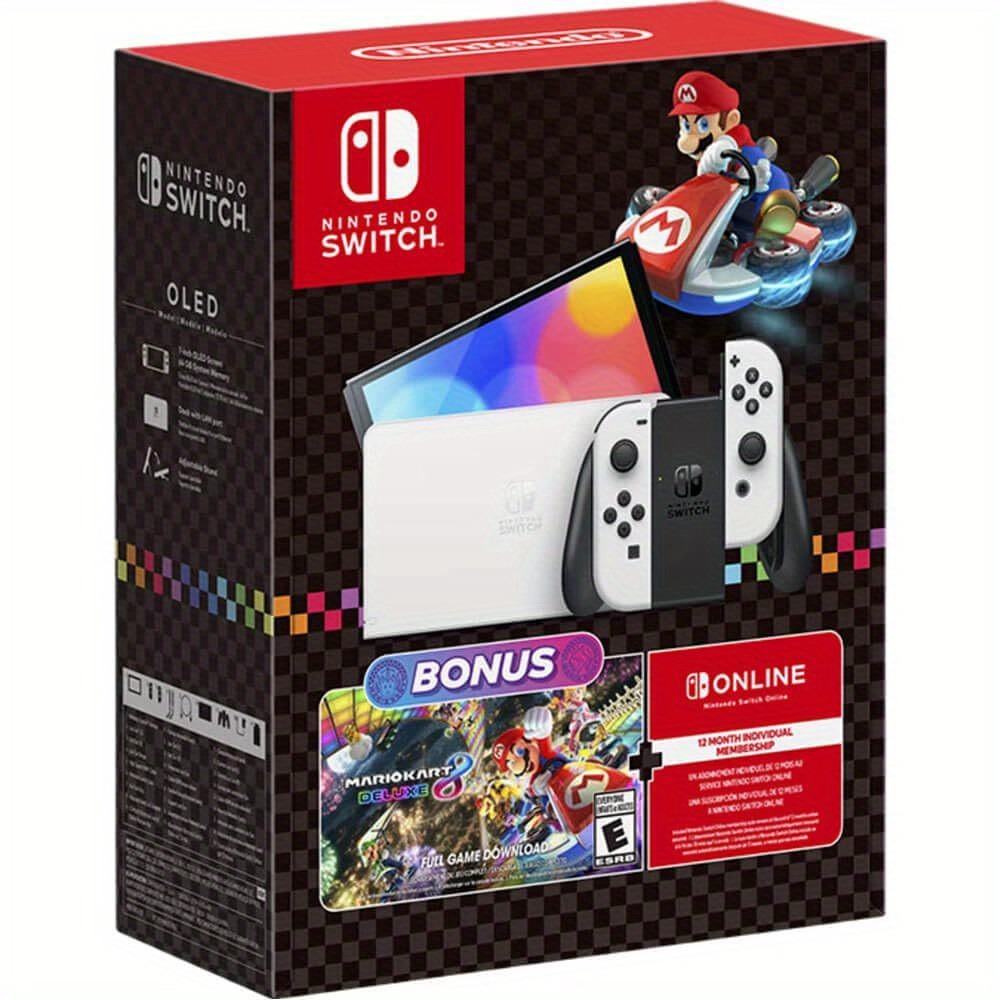 Nintendo Switch OLED Console B - Gaming Console Bundle 评论和价格