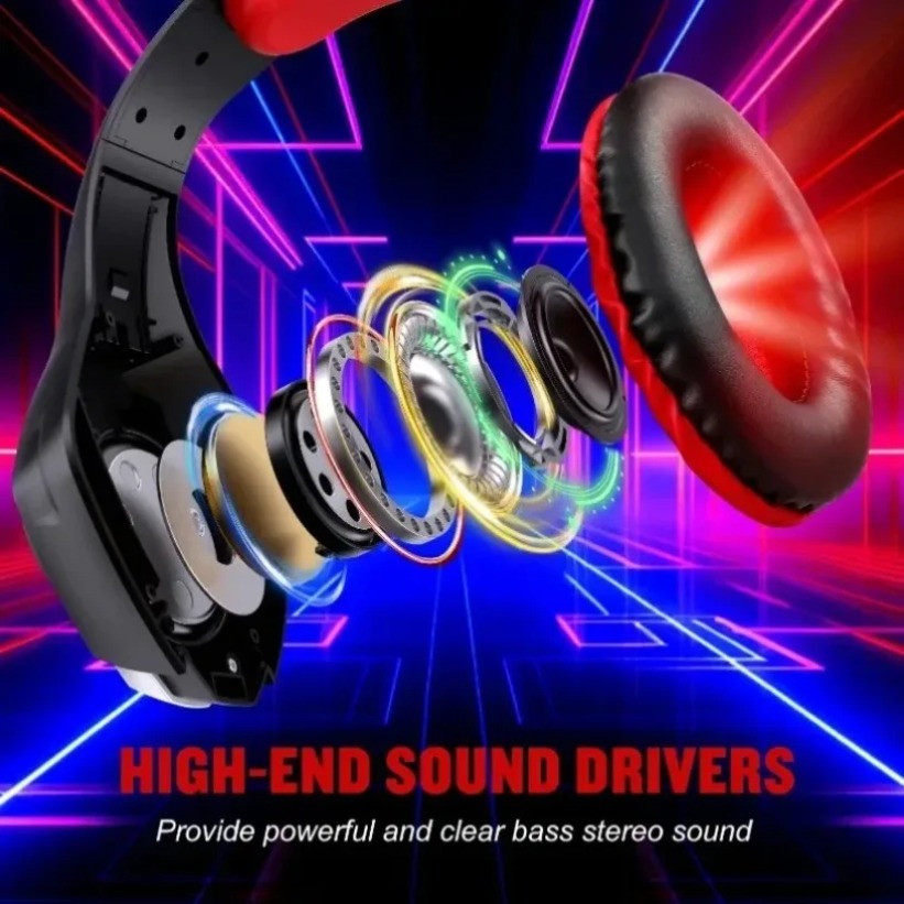 LED Gaming Headphones with Mic - Gaming Console Headset 评论和价格