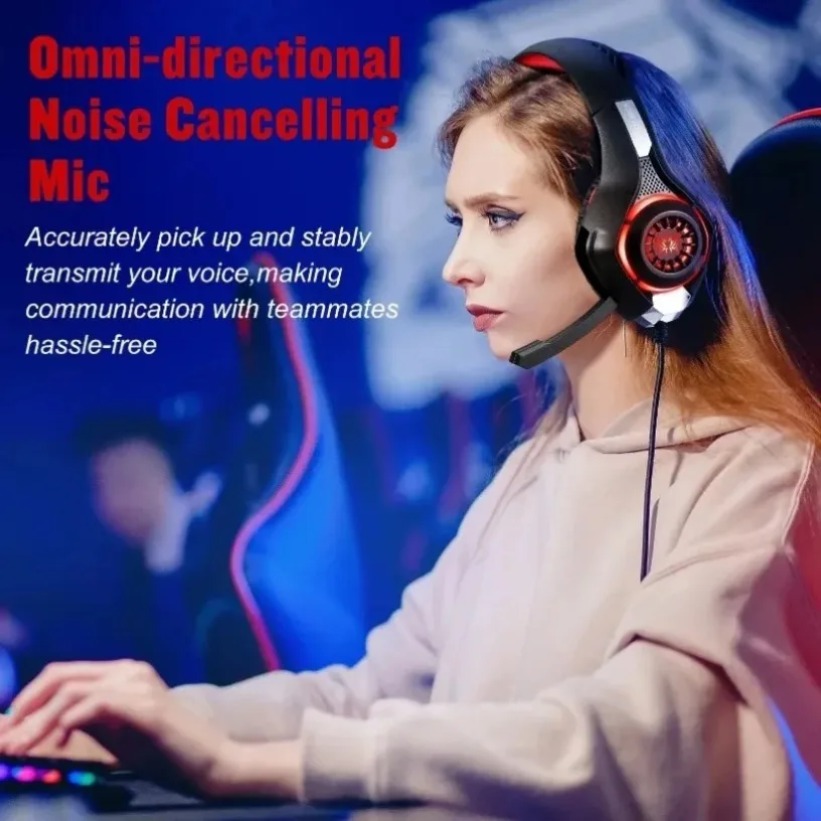 LED Gaming Headphones with Mic - Gaming Console Headset 评论和价格