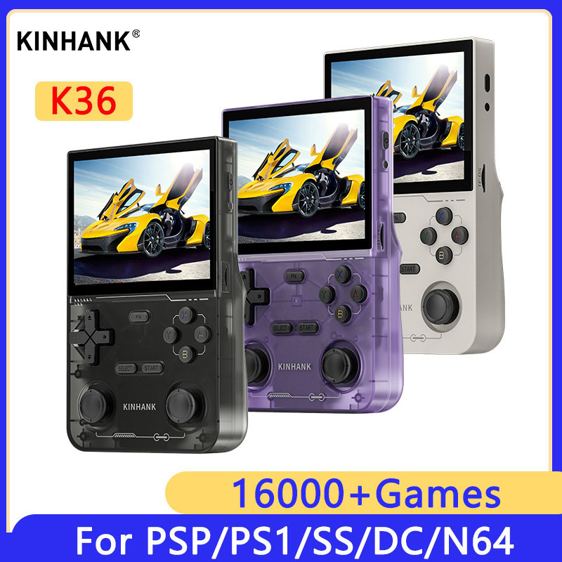 KINHANK K36 Retro Handheld Vid - Gaming Console R36 Ultra 评论和价格