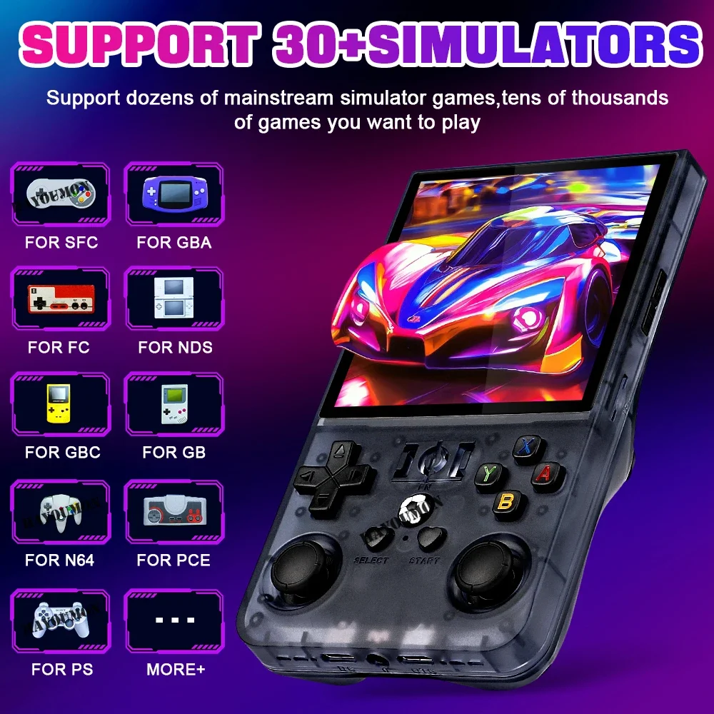 NEW R36MAX Handheld Retro Game - Gaming Console R36 Ultra 评论和价格