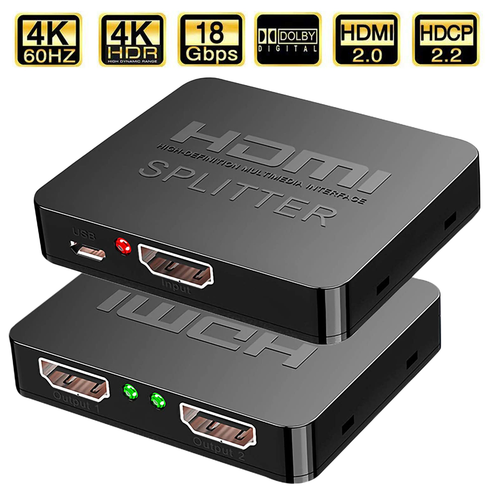 2023 Best 4K HDMI Splitter 1x2 - Gaming Console Bundle 评论和价格