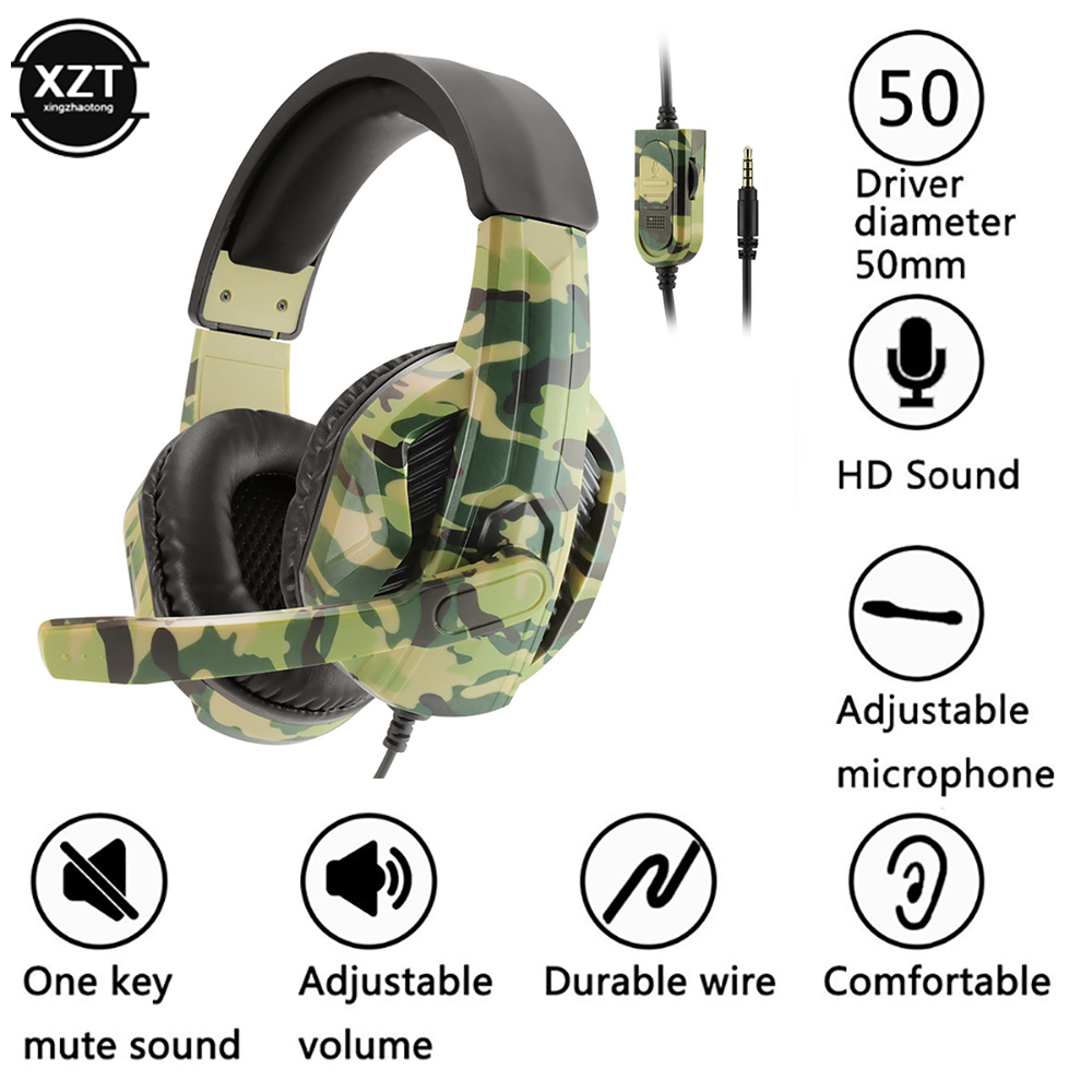 Camouflage Gaming Headset 3.5m - Gaming Console Xbox One 评论和价格